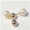 Image 2 : BZ1193-58 10K YELLOW GOLD FRESH WATER PEARL