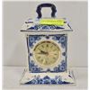 Image 1 : DELFT HOLLAND MANTEL CLOCK WORKS