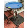 Image 1 : ROD IRON AND CERAMIC BIRD BATH - NEW
