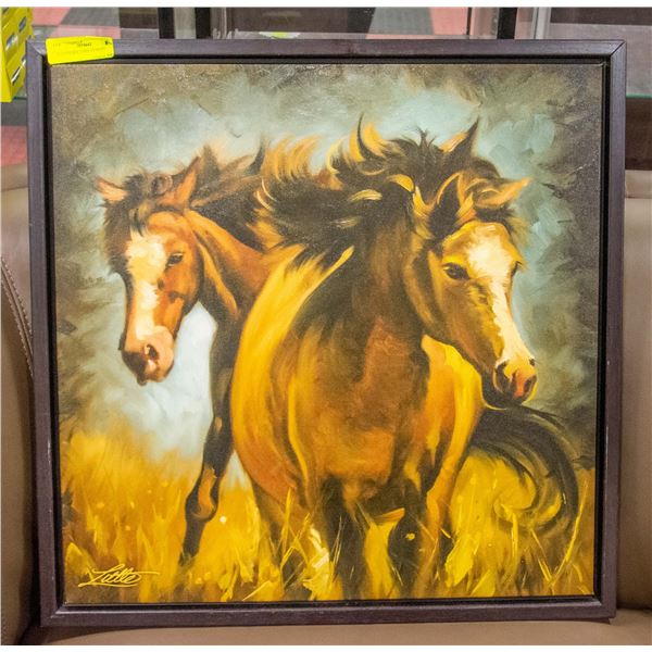 24 X 24 HORSE CANVAS PRINT