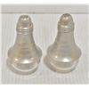 Image 1 : CIRCA 1900'S SALT/PEPPER SHAKERS ALUMINUM/GLASS