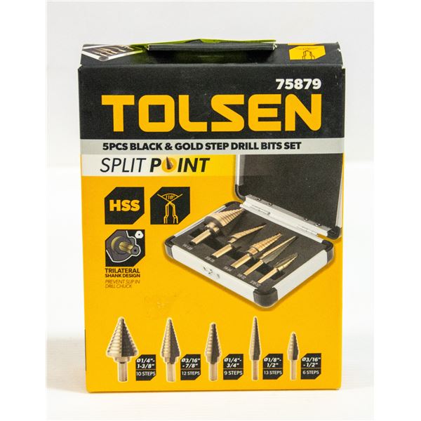 NEW TOLSEN BLACK & GOLD STEP