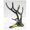 Image 1 : CAST METAL FAUX MOUNTED DEER ANTLERS
