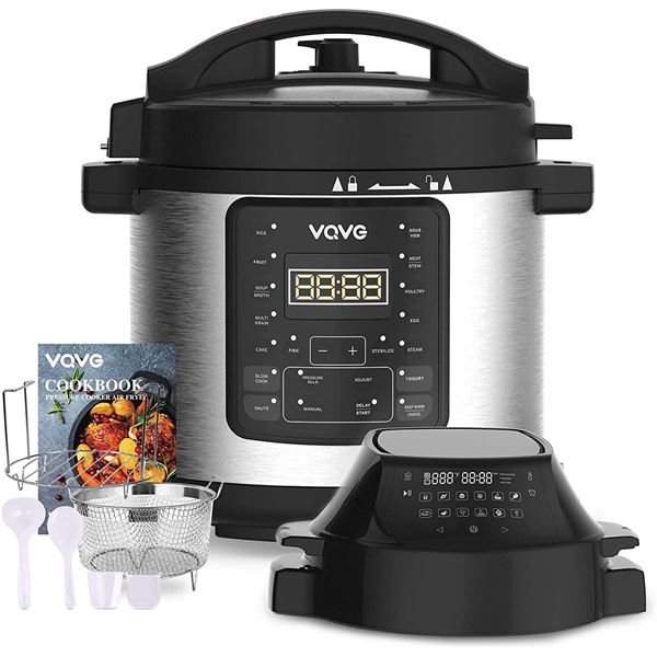 NEW REPACK VQVG DIGITAL AIR FRYER PRESSURE COOKER