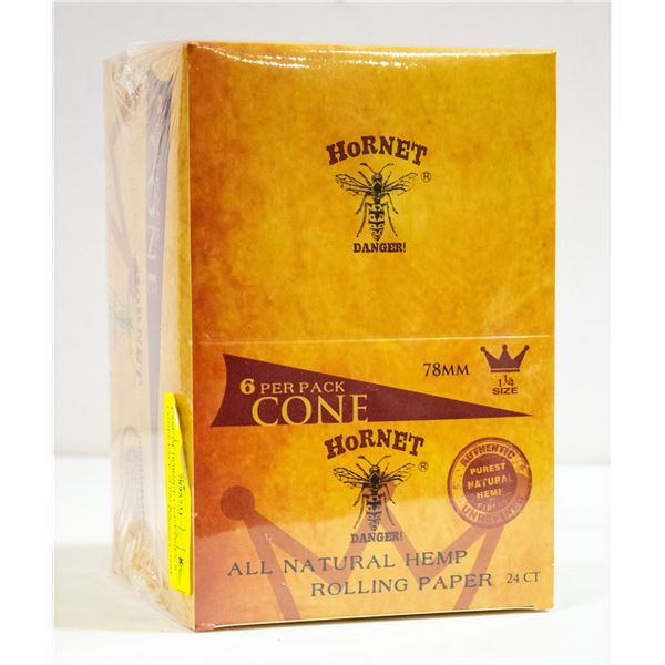 CASE OF HORNET 1 1/4  CONES, 6 CONES/PACK 24 PACKS