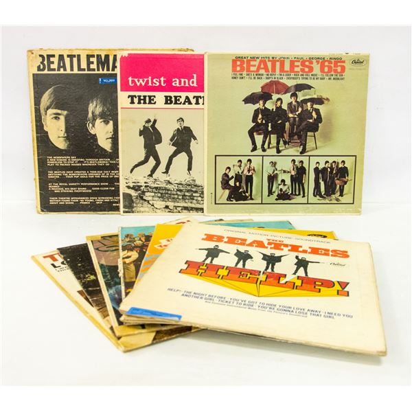 COLLECTION OF BEATTLES RECORDS