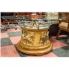 Image 2 : CAROUSEL HORSE COFFEE ( 40" DIA ) & END TABLE