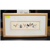 Image 1 : 12" X 24" FARM HENS PRINT FRAMED