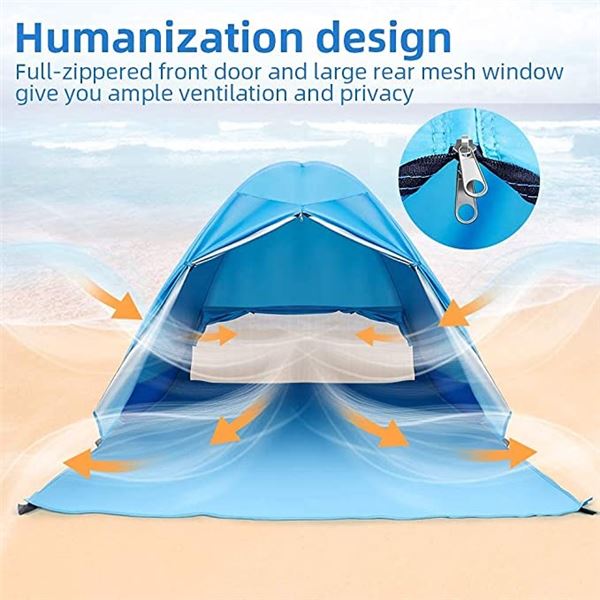 ZOMAKE AUTOMATIC BEACH TENT - GREAT FOR SUN