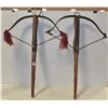 Image 1 : PAIR OF MID-EVIL ORNAMENTAL CROSS BOWS