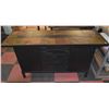 Image 1 : TILE TOP BUFFET WITH 4 DRAWERS