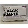 Image 1 : NEW REPACK I AM A BACK SLEEPER QUEEN PILLOW