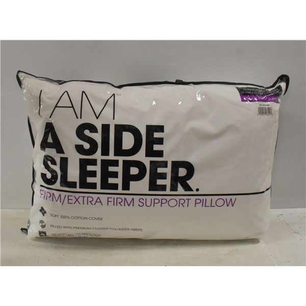 NEW REPACK I AM A SIDE SLEEPER QUEEN PILLOW