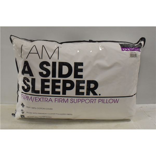 NEW REPACK I AM A SIDE SLEEPER QUEEN PILLOW