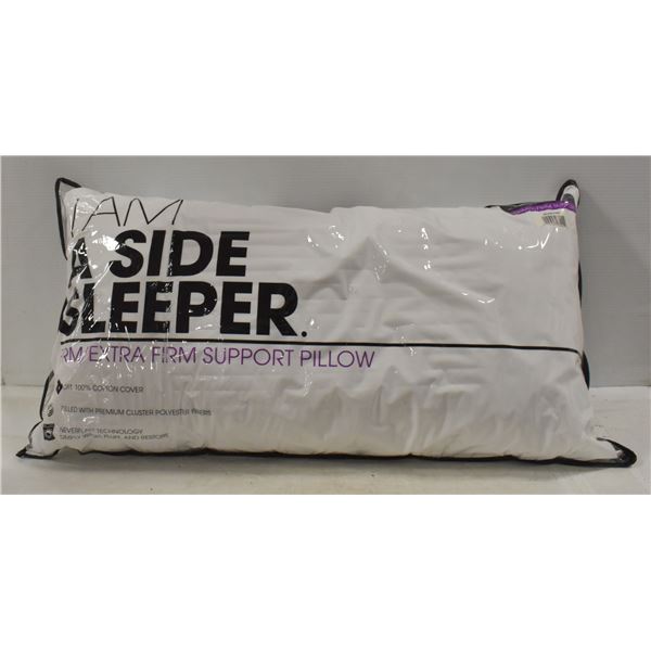 NEW REPACK I AM A SIDE SLEEPER QUEEN PILLOW