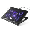 Image 1 : NEW S500 NOTEBOOK COOLER FAN W/LED LIGHTS