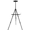 Image 1 : NEW 66" BLACK ALUMINUM FIELD EASEL - WITH BLACK