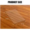 Image 2 : NEW REPACKED 48" X 30" CLEAR PVC OFFICE CHAIR MAT