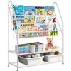 Image 1 : NEW REPACKED METAL BOOK SHELF / STORAGE ORGANIZER