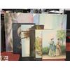 Image 1 : 9 ORIGINAL ARTIST SIGNED CANVAS PAINTINGS