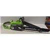 Image 1 : GREENWORKS ELECTIC CHAINSAW MODEL 20242