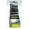 MASTERCRAFT DRILL BIT SET - 1/2 INCH TO 1/16 INCH