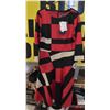 NEW GABBY SKYE LADIES SZ 14 DRESS, CRIMSON/BLACK