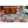 BLUE METAL CART