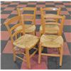 SET OF 4 RATTAN CHAIRS