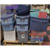 Image 1 : PALLET OF YARN AND FABRIC PATTERNS