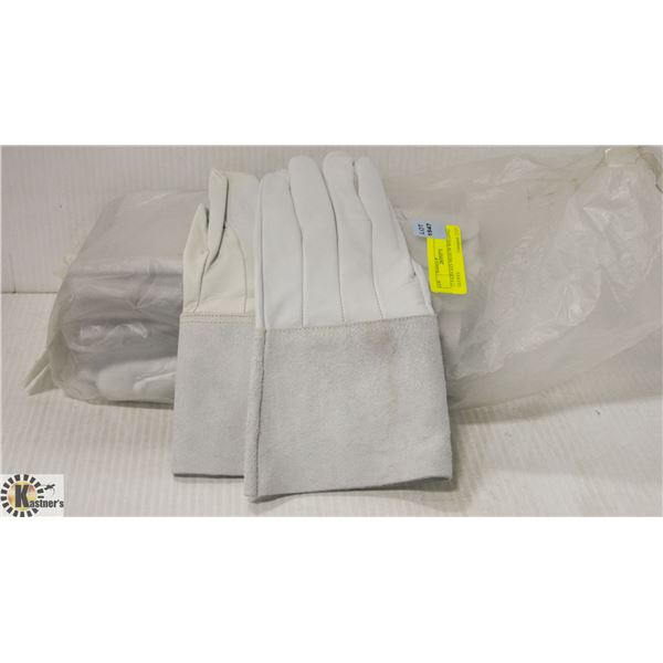 12 PAIRS SIZE MEDIUM WELDING GLOVES