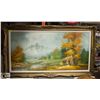 Image 1 : LARGE VINTAGE PAINTING