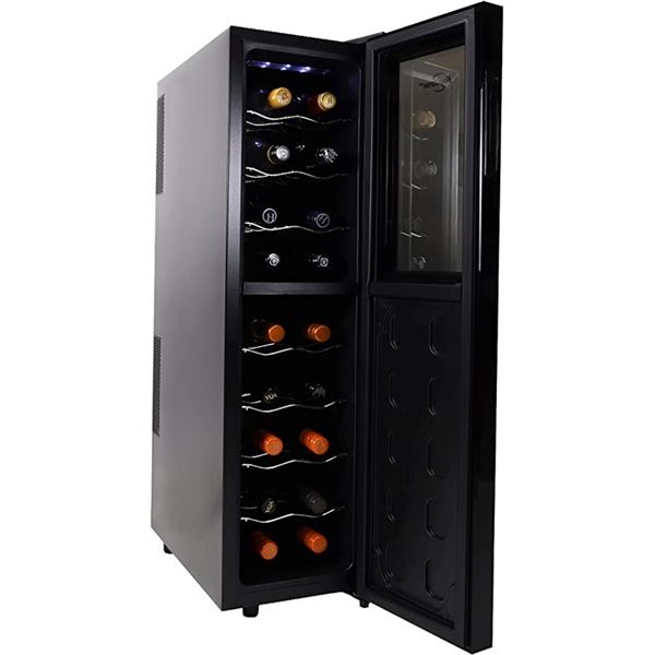 NEW KOOLATRON 18 BOTTLE SLIM DUAL ZONE WINE COOLER