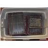 Image 1 : 6 ASSORTED WOOD WICKER BASKETS