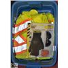Image 1 : TUB OF MENS (SIZE S/M) HI-VIS SAFETY WEAR
