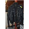 Image 1 : MOTOR CYCLE LEATHER JACKET SZ MEDIUM