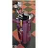 Image 1 : GOLF BAG WITH NORTHWESTERN CLUBS
