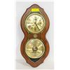 Image 1 : VINTAGE BULOVA CLOCK & BAROMETER WALL DISPLAY
