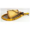 Image 1 : VINTAGE WOODEN SNOWSHOE LAMP