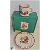 Image 1 : POOH’S CHRISTMAS PLATE AND MUG NEW