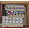 Image 1 : BOX OF GOLF BALLS AND MORE