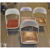 Image 1 : 4 METAL CHAIRS