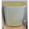 Image 1 : MID CENTURY WICKER / METAL LAUNDRY HAMPER