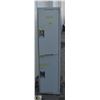 Image 1 : LARGE HEAVY DUTY 2 DOOR LOCKER H-72" W-18" L-18"