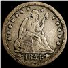 1854 Arrows Seated Liberty Quarter NICELY