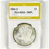 1900-O Morgan Silver Dollar PGA-MS65+ DMPL