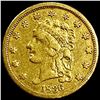 1836 $2.50 Gold Quarter Eagle LIGHTLY CIRCULATED