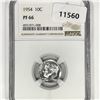Image 1 : 1954 Roosevelt Dime NGC-PF66