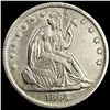 1864-S Seated Liberty Half Dollar NEARLY