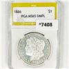 Image 1 : 1886 Morgan Silver Dollar PGA-MS65 DMPL